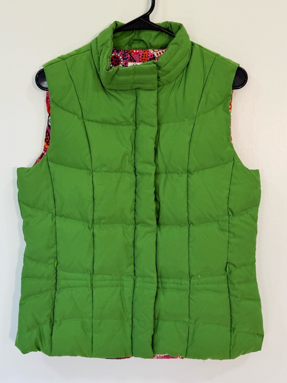 Lilly Pulitzer Bright Green Quilted Puffer Vest - Picture 1 of 6